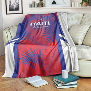 Les Grenadiers Haiti Football Blanket Tropical Vibes - African Pride
