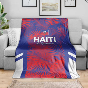 Les Grenadiers Haiti Football Blanket Tropical Vibes - African Pride