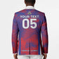 Custom Les Grenadiers Haiti Football Blazer Tropical Vibes