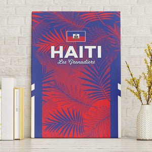 Les Grenadiers Haiti Football Canvas Wall Art Tropical Vibes - African Pride