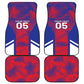 Custom Les Grenadiers Haiti Football Car Mats Tropical Vibes - African Pride