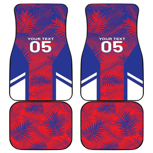 Custom Les Grenadiers Haiti Football Car Mats Tropical Vibes - African Pride
