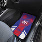 Custom Les Grenadiers Haiti Football Car Mats Tropical Vibes - African Pride