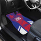 Custom Les Grenadiers Haiti Football Car Mats Tropical Vibes - African Pride