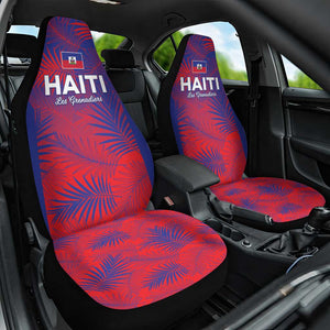 Les Grenadiers Haiti Football Car Seat Cover Tropical Vibes - African Pride