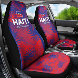 Les Grenadiers Haiti Football Car Seat Cover Tropical Vibes - African Pride