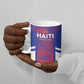 Custom Les Grenadiers Haiti Football Ceramic Mug Tropical Vibes