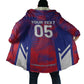 Custom Les Grenadiers Haiti Football Cloak Tropical Vibes