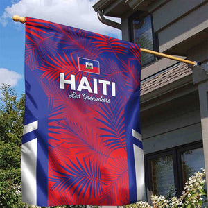 Les Grenadiers Haiti Football Garden Flag Tropical Vibes - African Pride