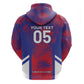 Custom Les Grenadiers Haiti Football Hoodie Tropical Vibes - African Pride