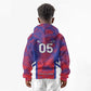 Custom Les Grenadiers Haiti Football Kid Hoodie Tropical Vibes - African Pride
