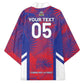 Custom Les Grenadiers Haiti Football Kimono Tropical Vibes