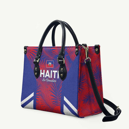 Les Grenadiers Haiti Football Leather Bag Tropical Vibes