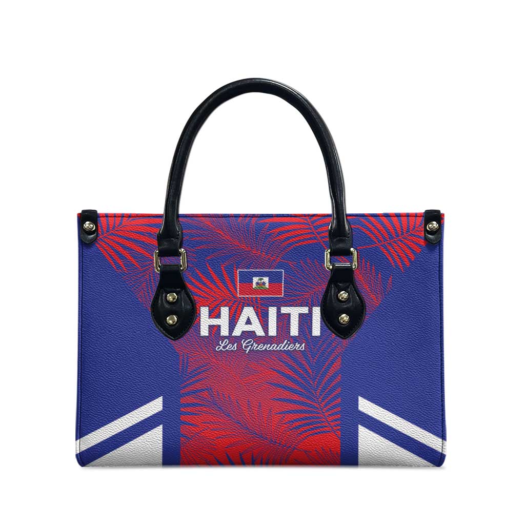 Les Grenadiers Haiti Football Leather Bag Tropical Vibes