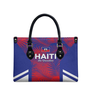 Les Grenadiers Haiti Football Leather Bag Tropical Vibes