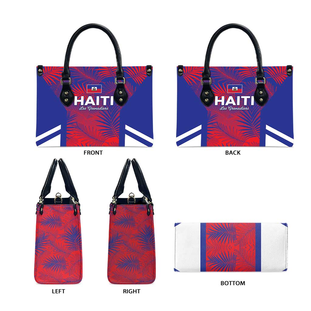 Les Grenadiers Haiti Football Leather Bag Tropical Vibes
