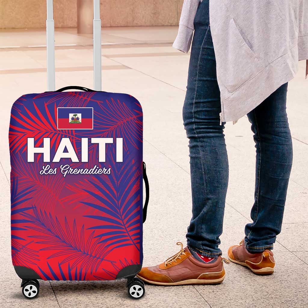 Les Grenadiers Haiti Football Luggage Cover Tropical Vibes - African Pride