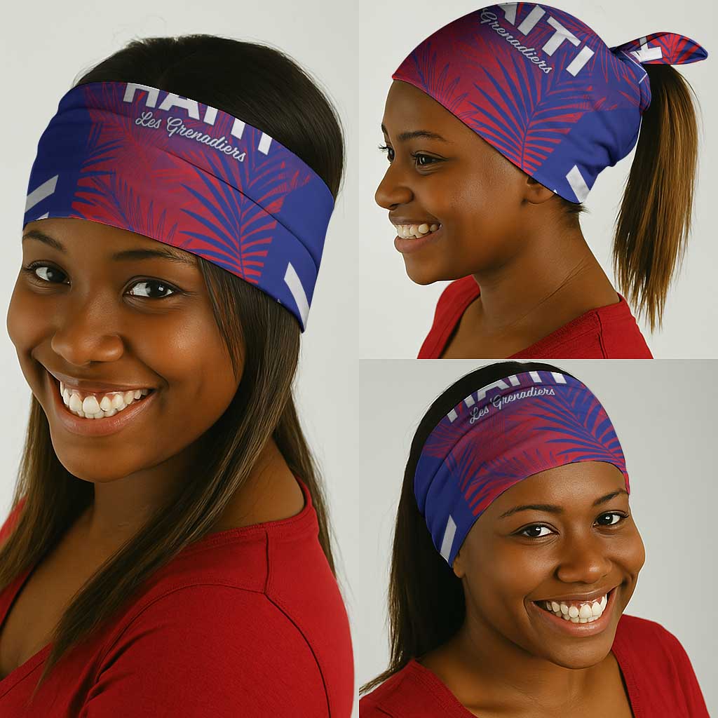 Les Grenadiers Haiti Football Neck Gaiter Tropical Vibes - African Pride