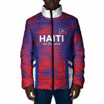 Custom Les Grenadiers Haiti Football Padded Jacket Tropical Vibes