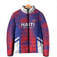 Custom Les Grenadiers Haiti Football Padded Jacket Tropical Vibes