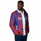 Custom Les Grenadiers Haiti Football Padded Jacket Tropical Vibes