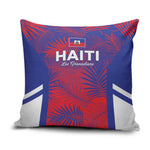 Les Grenadiers Haiti Football Pillow Cover Tropical Vibes