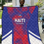 Les Grenadiers Haiti Football Quilt Tropical Vibes - African Pride