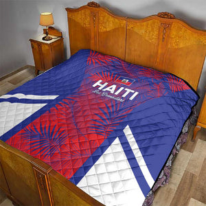 Les Grenadiers Haiti Football Quilt Tropical Vibes - African Pride