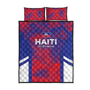 Les Grenadiers Haiti Football Quilt Bed Set Tropical Vibes - African Pride