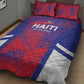 Les Grenadiers Haiti Football Quilt Bed Set Tropical Vibes - African Pride