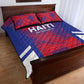 Les Grenadiers Haiti Football Quilt Bed Set Tropical Vibes - African Pride