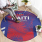 Les Grenadiers Haiti Football Round Carpet Tropical Vibes - African Pride