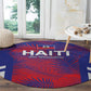 Les Grenadiers Haiti Football Round Carpet Tropical Vibes - African Pride