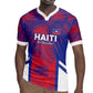 Custom Les Grenadiers Haiti Football Rugby Jersey Tropical Vibes LT05