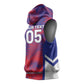 Custom Les Grenadiers Haiti Football Sleeveless Hoodie Tropical Vibes - African Pride