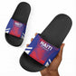 Les Grenadiers Haiti Football Slide Sandals Tropical Vibes