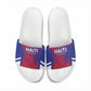 Les Grenadiers Haiti Football Slide Sandals Tropical Vibes