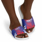 Les Grenadiers Haiti Football Slide Sandals Tropical Vibes
