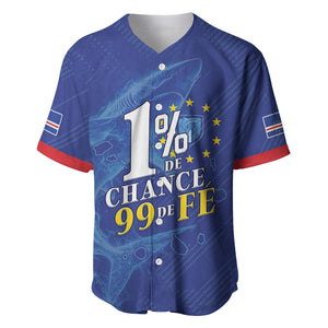 Custom Cape Verde Football Baseball Jersey Blue Sharks Still Undefeated