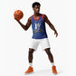 Custom Cape Verde Football Basketball Jersey Blue Sharks Still Undefeated