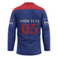 Custom Cape Verde Football Hockey Jersey Blue Sharks Still Undefeated