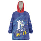 Custom Cape Verde Football Kid Wearable Blanket Hoodie Blue Sharks Still Undefeated