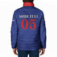 Custom Cape Verde Football Padded Jacket Blue Sharks Still Undefeated