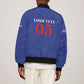Custom Cape Verde Football Sleeve Zip Bomber Jacket Blue Sharks Still Undefeated