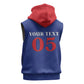 Custom Cape Verde Football Sleeveless Zip Hoodie Blue Sharks Still Undefeated