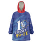 Custom Cape Verde Football Wearable Blanket Hoodie Blue Sharks Still Undefeated