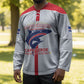 Custom Cabo Verde Hockey Jersey Blue Sharks Fear No Giants