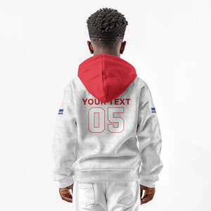 Custom Cabo Verde Kid Hoodie Blue Sharks Fear No Giants