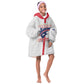 Custom Cabo Verde Kid Wearable Blanket Hoodie Blue Sharks Fear No Giants