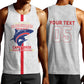 Custom Cabo Verde Men Tank Top Blue Sharks Fear No Giants